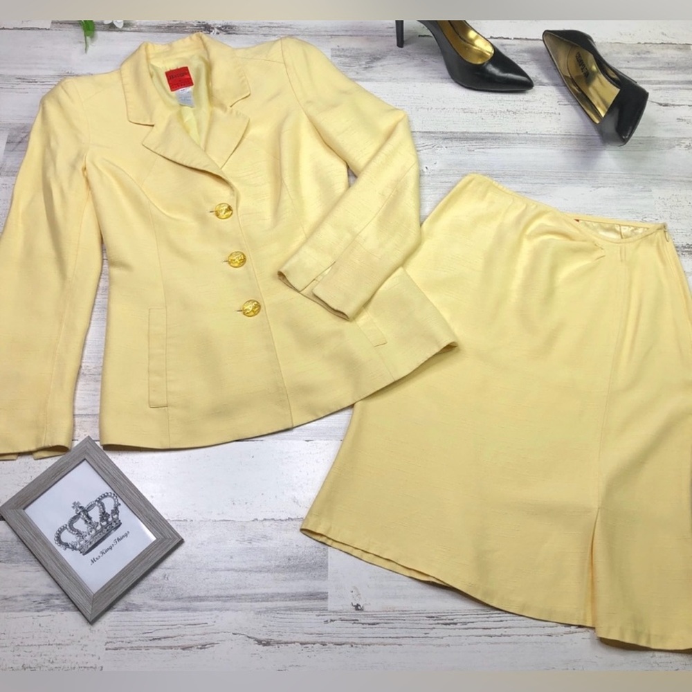 BAZAAR de CHRISTIAN LaCROIX Skirt Suit! Amazing Vintage Condition!